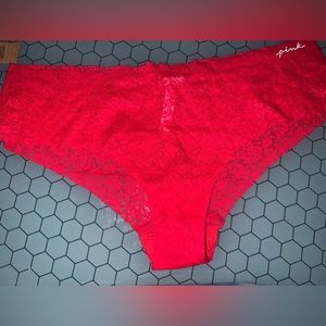 Pink Cheekster underwear color red